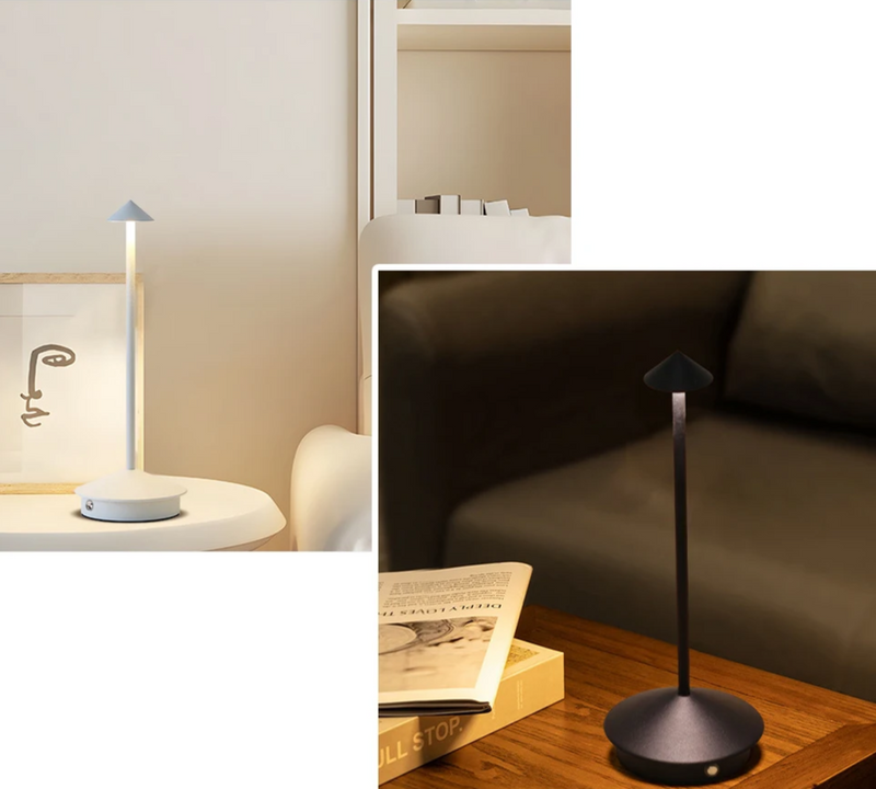 LumaTouch – Wiederaufladbare LED-Tischlampe mit Stufenloser Dimmung