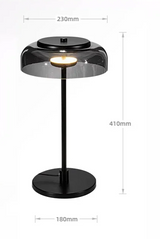 Aurélo – Designer Tischlampe aus Glas mit LED & Postmodernem Stil