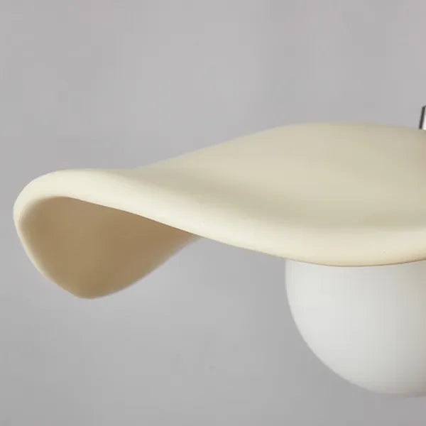 Kreative Wabi Sabi Esszimmer-Hängelampe mit Lotusblättern