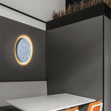 Skandinavische einfache Gang-Treppenlampe, Terrazzo-Wandlampe