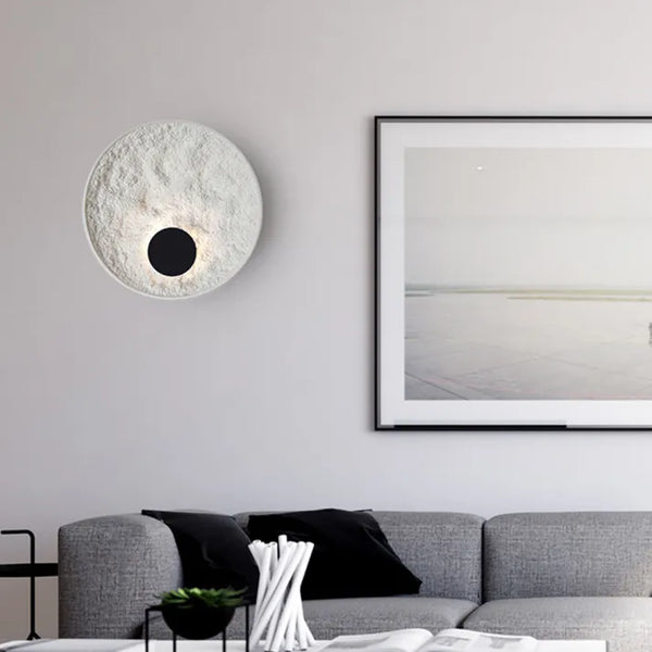 Runde Mondkugel-Wandleuchte für das Schlafzimmer