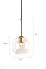 LumiLoft Glas Pendelleuchte