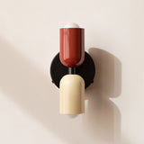 Vintage Doppelkopf-Kreative Home-Deco-Wandlampe