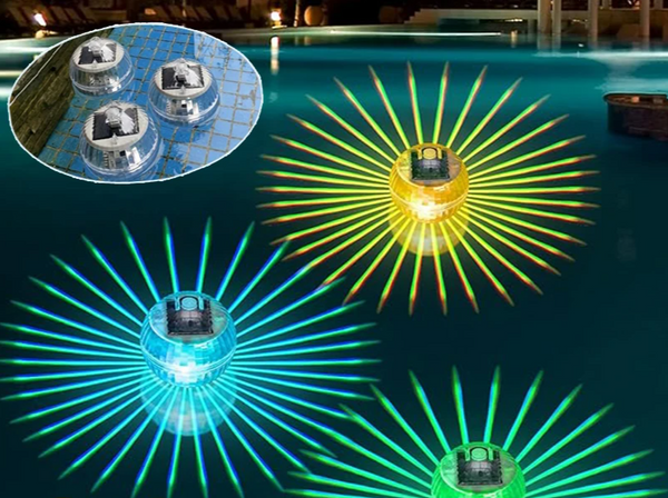 SOLAGLOW Schwimmende Solar-RGB-Poolleuchte