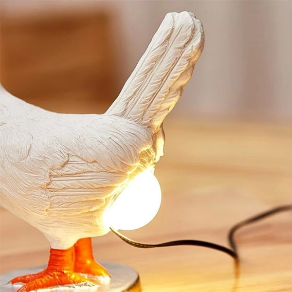 ChickenLamp - lustige Tischlampe in Form eines Huhns