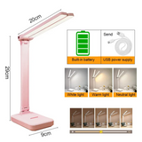 LumoFlex – Wiederaufladbare Faltbare LED-Schreibtischlampe mit Touch-Steuerung & Augenschutz