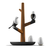 Magpie Wooden LED Smart Sensor Wiederaufladbare Tischlampe