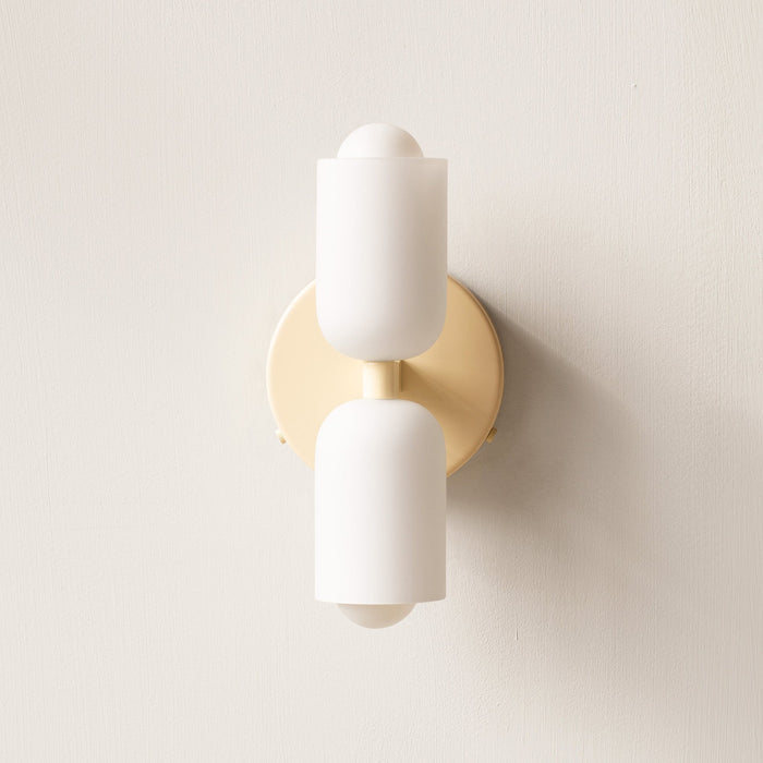 Elegant Up-Down-Wandleuchte aus Acryl