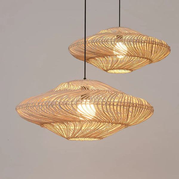 Radiar – Vintage Rattan-Hängelampe