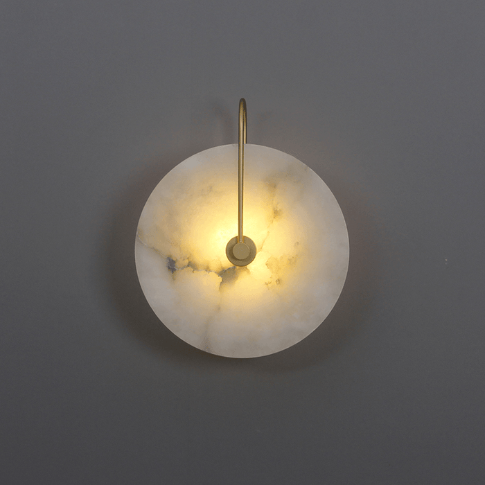 Beruhigende Alabaster-LED-Wandleuchte
