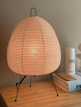 Akari Tischlampe aus Washi-Papier