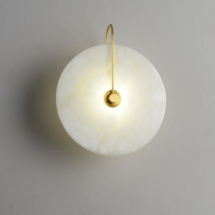 Beruhigende Alabaster-LED-Wandleuchte