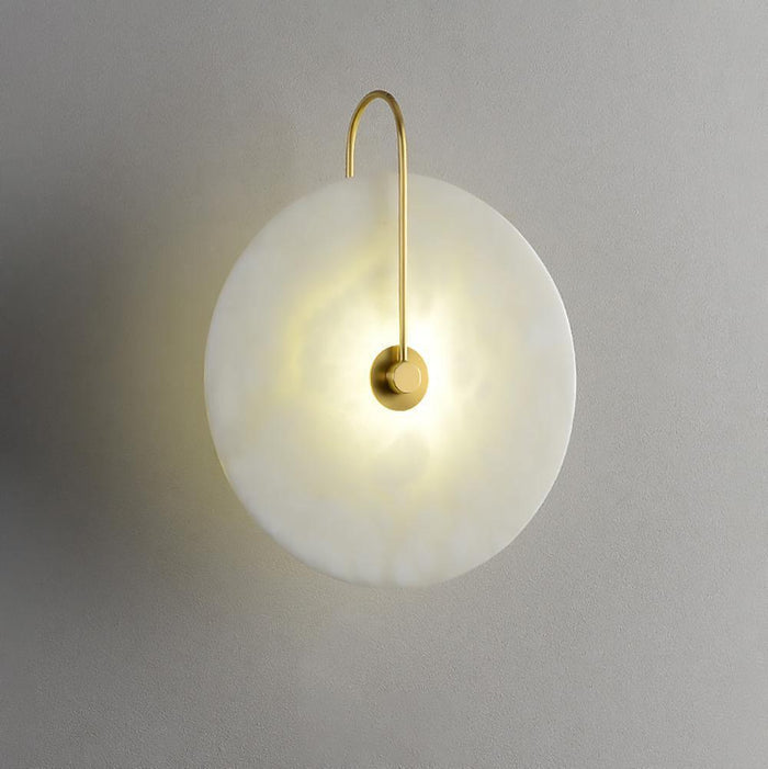 Beruhigende Alabaster-LED-Wandleuchte