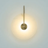 LED-Wandleuchte aus Alabasterstein