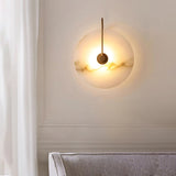 Beruhigende Alabaster-LED-Wandleuchte