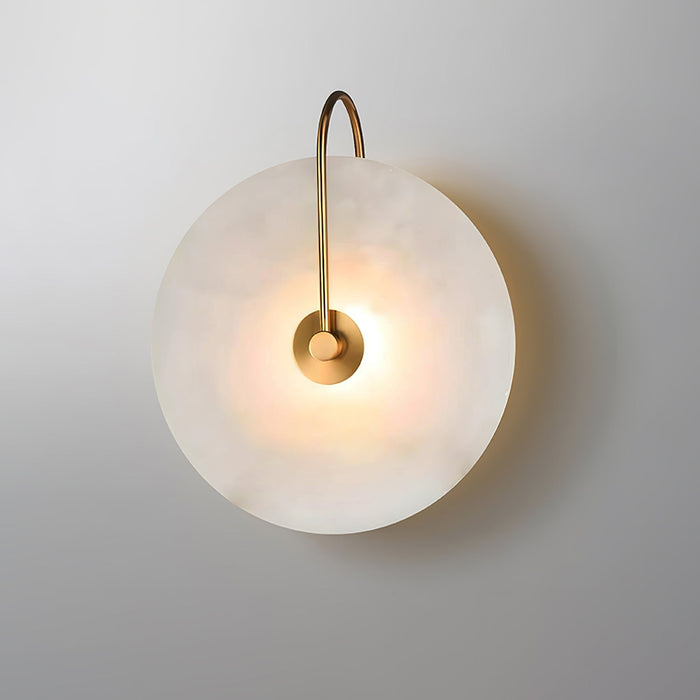 Beruhigende Alabaster-LED-Wandleuchte