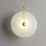 LED-Wandleuchte aus Alabasterstein