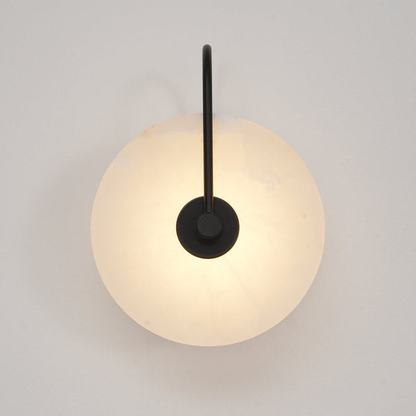 LED-Wandleuchte aus Alabasterstein
