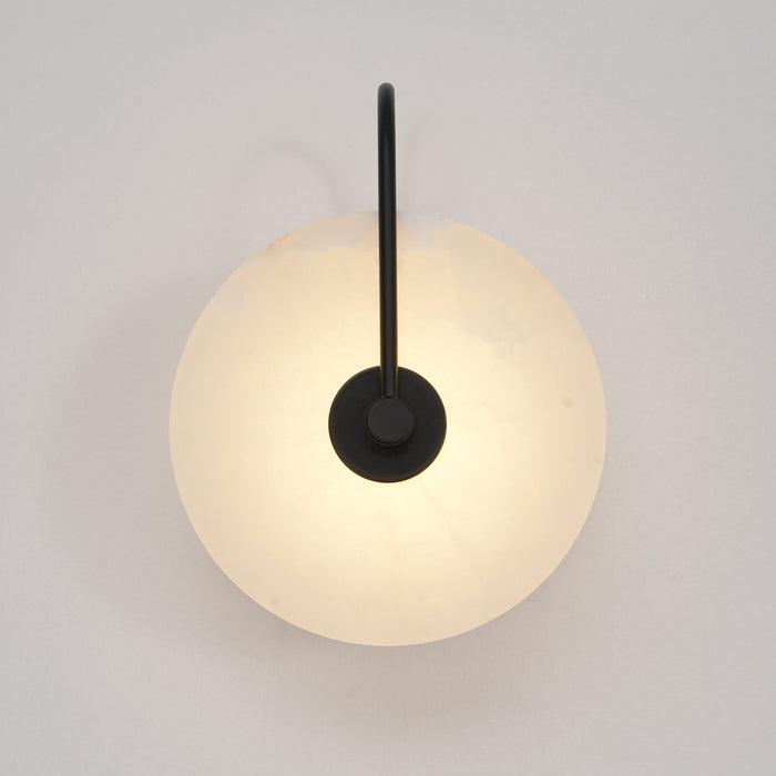 Beruhigende Alabaster-LED-Wandleuchte