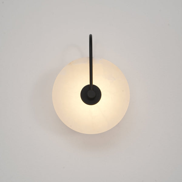 LED-Wandleuchte aus Alabasterstein