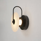 LED-Wandleuchte aus Alabasterstein