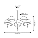 Französischer Blasenkristall-Kronleuchter aus Glas für das Wohnzimmer