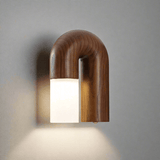Arcus gebogene Wandleuchte aus Holz