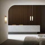 Moderne Glaswandleuchte für das Badezimmer