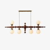Zeitloser LED-Kronleuchter aus Cambridge-Holz