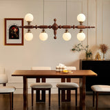 Zeitloser LED-Kronleuchter aus Cambridge-Holz