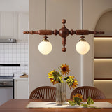 Zeitloser LED-Kronleuchter aus Cambridge-Holz