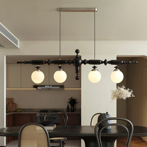 Zeitloser LED-Kronleuchter aus Cambridge-Holz