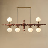 Zeitloser LED-Kronleuchter aus Cambridge-Holz
