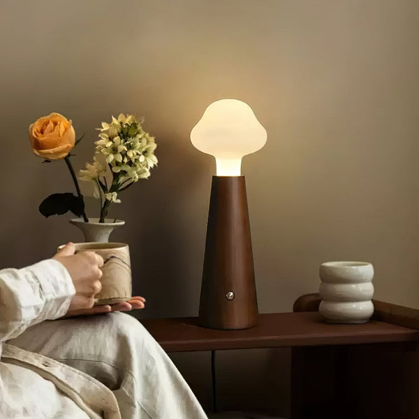Cloudlet Holz Tischlampe für Schlafzimmer oder Wohnzimmer