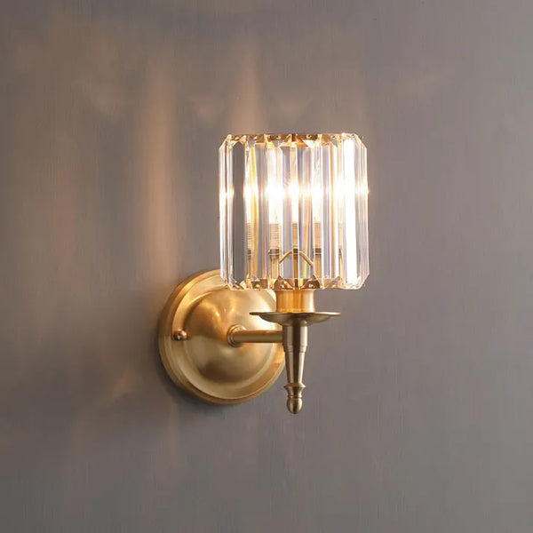 Vintage Luxus Kristall Wandlampe