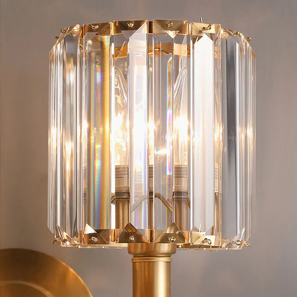 Vintage Luxus Kristall Wandlampe