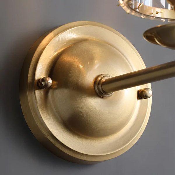 Vintage Luxus Kristall Wandlampe