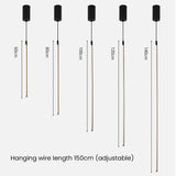 Minimalistische  LED-Hängelampe aus Aluminium