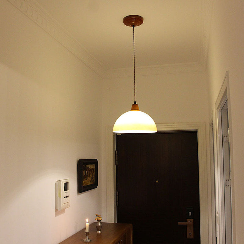 Retro-Bernsteinglas-Bauernhaus-Hängelampe