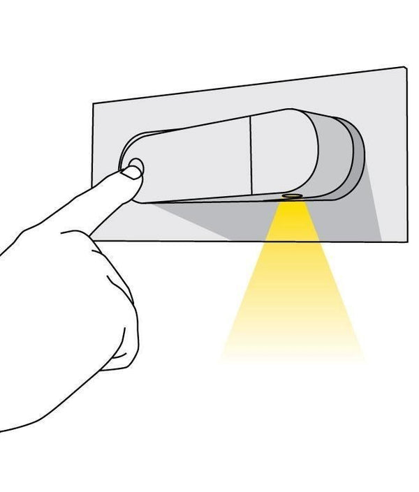Moderne LED-Lampe für Nachttisch