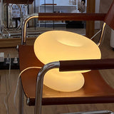 Moderne Glas-Donut-Tischlampe