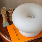 Moderne Glas-Donut-Tischlampe