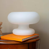Moderne Glas-Donut-Tischlampe