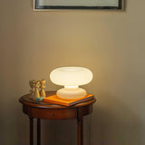 Moderne Glas-Donut-Tischlampe