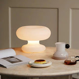 Moderne Glas-Donut-Tischlampe