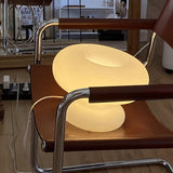 Moderne Glas-Donut-Tischlampe