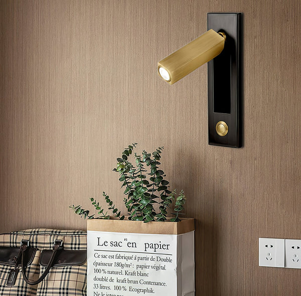 Minimalistische Wandleuchte für das Schlafzimmer