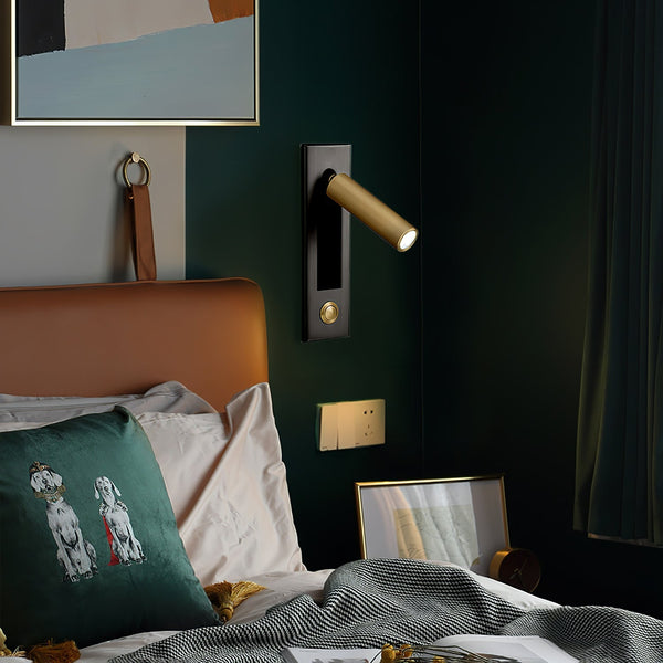 Minimalistische Wandleuchte für das Schlafzimmer