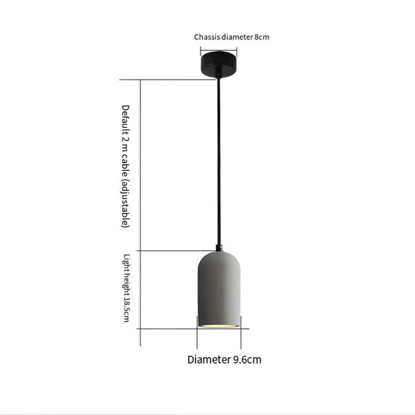 Forgi | Einzigartige Hängelampe aus Beton