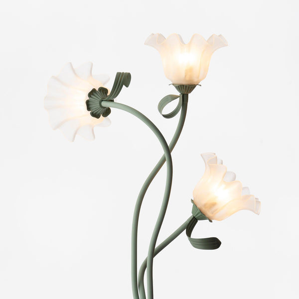 Elegante Calla Blumen Weiß Stehlampe